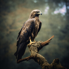 Black Kite Soaring - A Captivating Glimpse into Avian Majesty