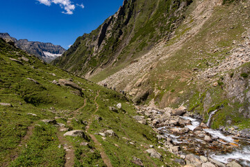 mountain trail in the mountains