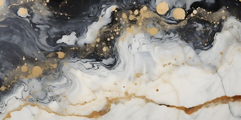 Fototapeta premium Marble granite white with gold texture. Background wall surface black pattern graphic abstract light elegant gray floor ceramic counter texture stone slab smooth tile silver natural