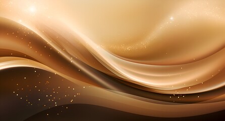 High detailed Close up Gold soft silk fabric clean backround wavy yellow satin texture pattern for walllpaper, background and design art work top view