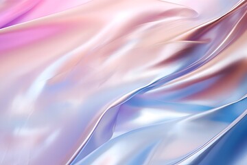 Naklejka premium 3d rendering Curve Silver Blue Fluid Liquid Wallpaper. Turquise Water Color Swirl Gradient Mesh. Vivid cream Vibrant Smooth Surface. Blurred Water Multicolor Gradient Background