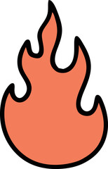 fire flame svg icon