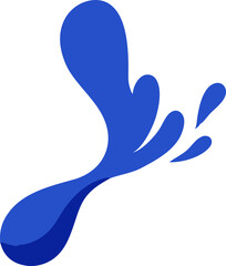 Obraz premium water splash icon svg