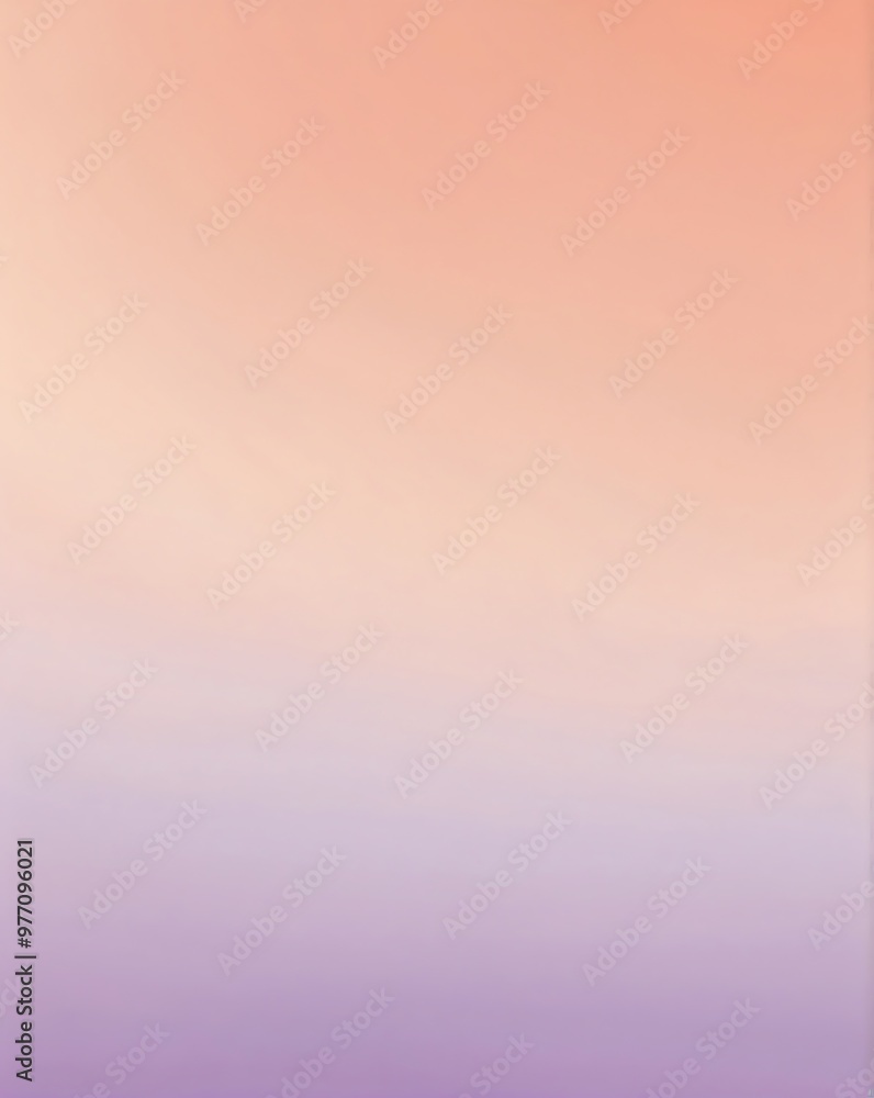 Canvas Prints Smooth gradient of peach and lavender