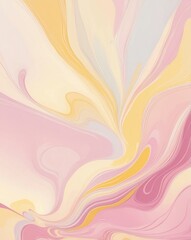 Subtle pastel yellow to pink abstract