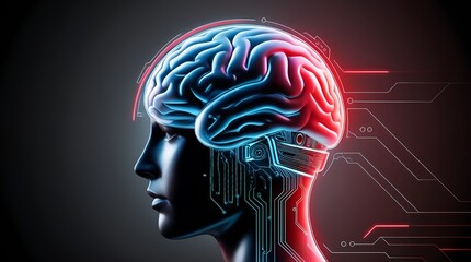 3d rendered illustration of human brain