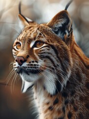 Wild Fishing Cat, Forest Predator, Majestic Feline in Nature