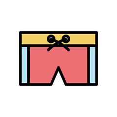 Holiday summer icon illustration. icons for summer vacation, holiday, travel, journey, tourism, booking, business and time to travel concept