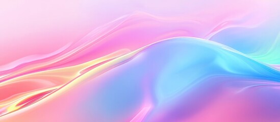 Iridescent Rainbow Minimal Holographic Background Texture