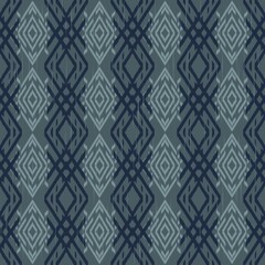 Ethnic abstract ikat art. Seamless pattern in tribal, folk embroidery, and Mexican style TRADITIONAL INDIAN .