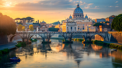 Fototapeta premium Vatican City in Rome Italy travel destination picture