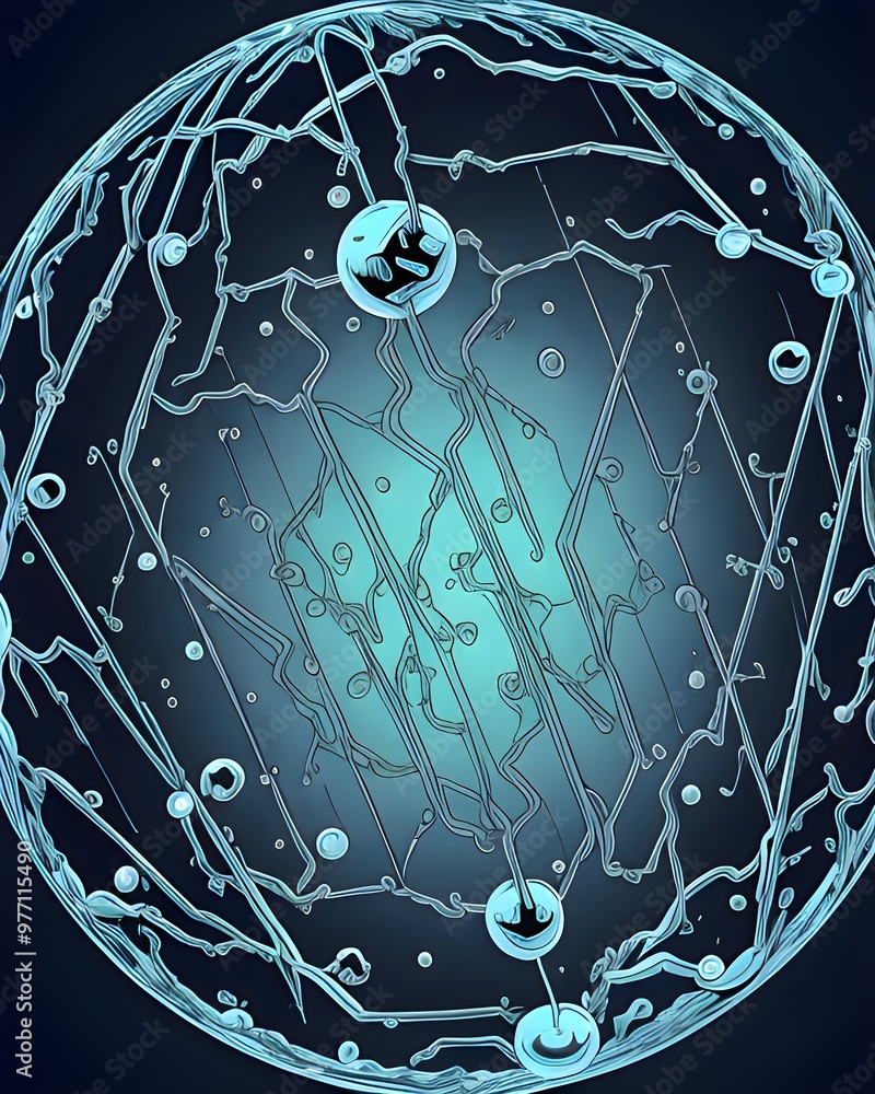 Poster abstract background with globe and circuit board. vector illustration. eps 10