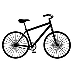 Obraz premium Bicycle vector, cartoon, clipart, and line art design for creative digital projects.