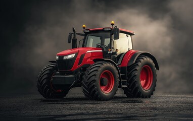 Fototapeta premium Tractor professional advertising photo