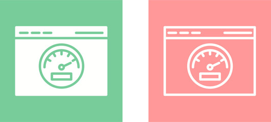 Naklejka premium Page Speed Vector Icon