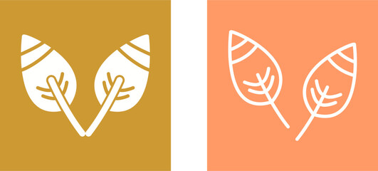 Obraz premium Leaves Vector Icon