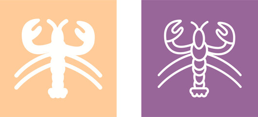 Lobster Vector Icon