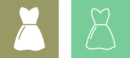 Womans Dress Vector Icon
