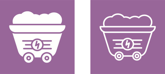 Coal Mine Vector Icon