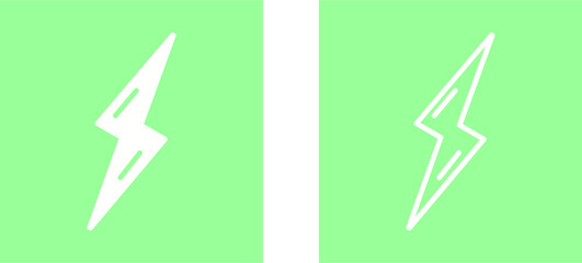 Lightning Vector Icon