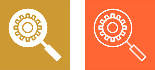 Intelligent Search Vector Icon