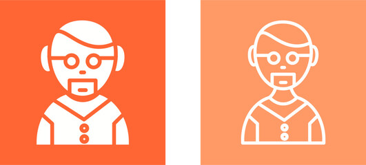 Male Professor Vector Icon