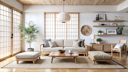 3D rendering of a modern-styled living room with fireplace, modern living room with fireplace, modern living room, living room interior