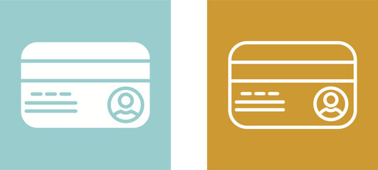 Obraz premium Card Vector Icon