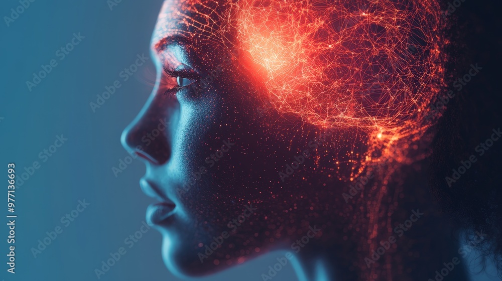 Poster explore the future of neuroscience with ai brain analysis, where technology and science unite to dec