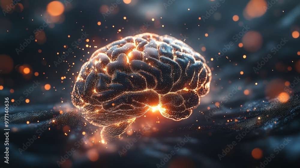 Poster the intersection of ai brain analysis, technology, and science is a gateway to profound discoveries.