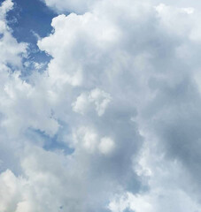 blue sky with clouds