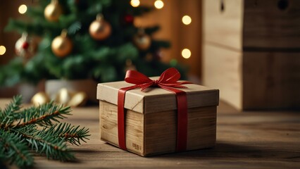christmas tree and gifts