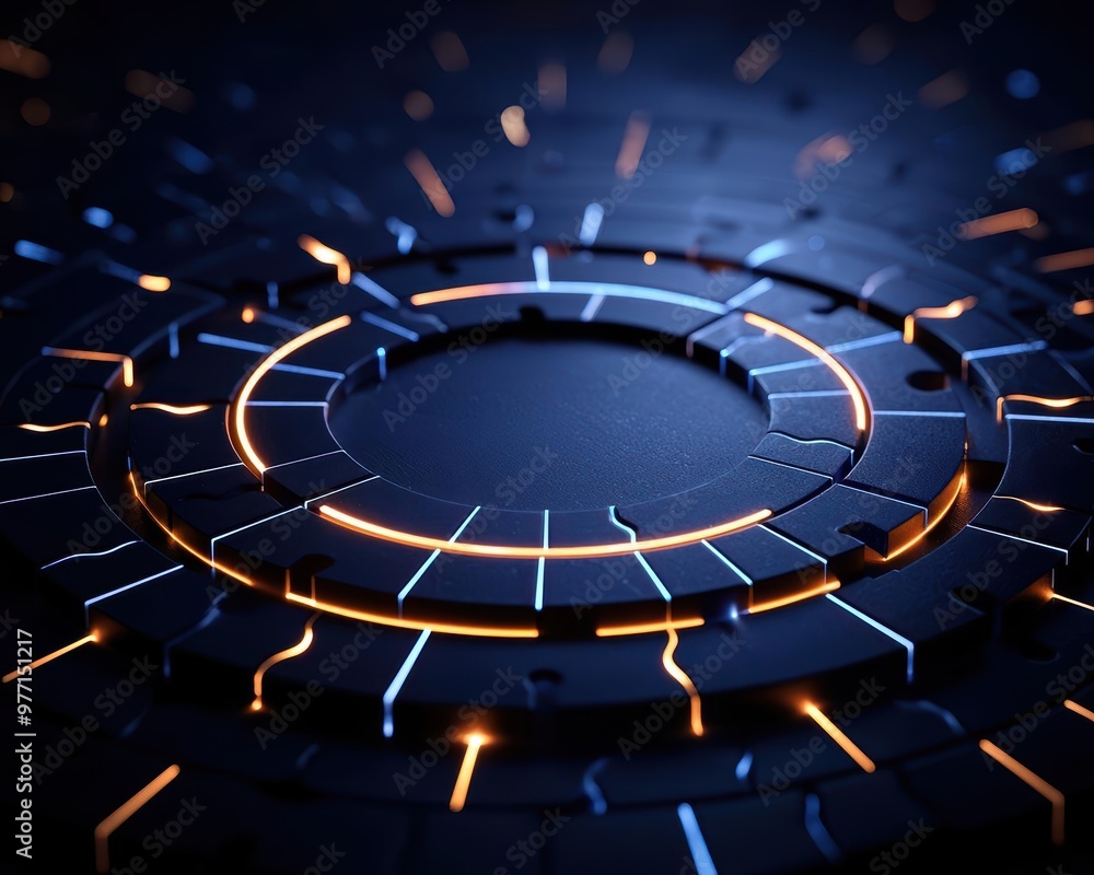 Poster an abstract design featuring swirling patterns and glowing lines, creating a dynamic and futuristic 