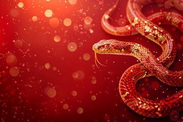 Obraz premium Beautiful greeting card with holiday composition for happy and joy celebrate New Year