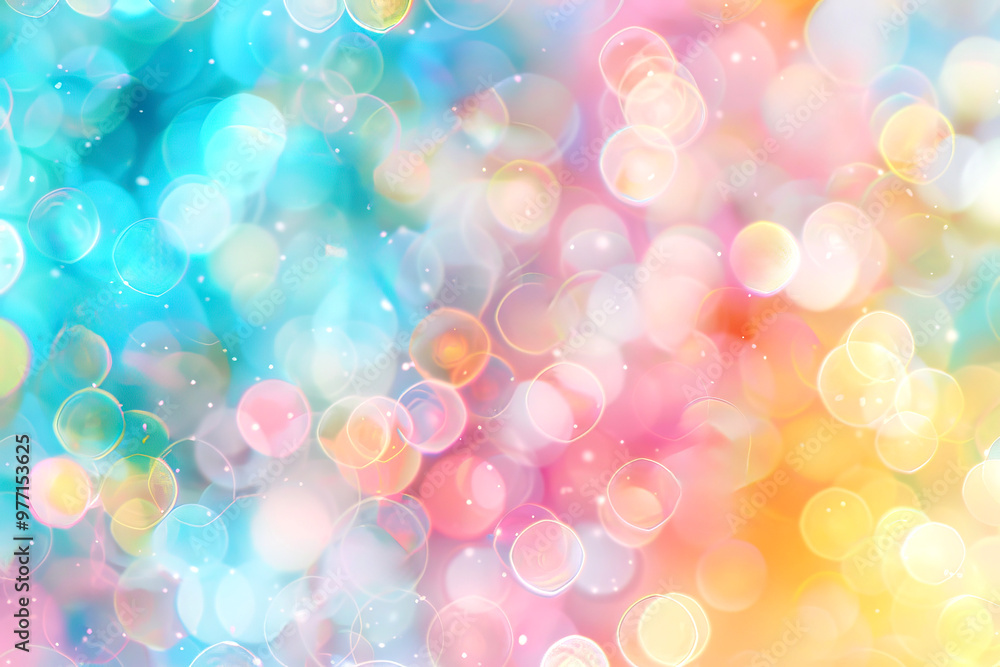 Wall mural abstract gradient background with bright highlights of light. light background with yellow and blue,