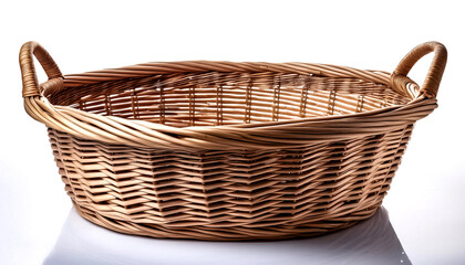 Obraz premium Laundry basket isolated on white background
