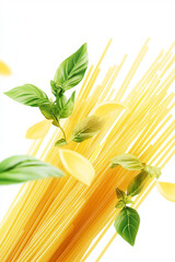 Makaron spaghetti z listkami oregano