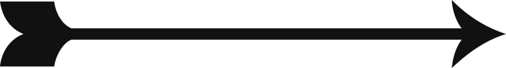 Arrow Icon - Simple Vector Arrow Symbol for Direction, Navigation, and User Interface Design