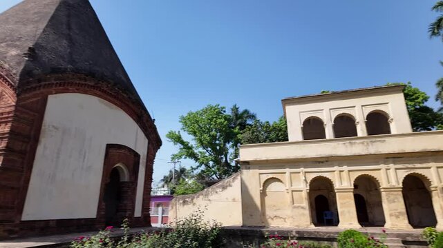 The Pancharatna Govinda temple, Rajshahi Division, Puthia, Bangladesh