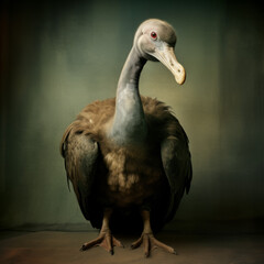 Obraz premium Dodo Bird Illustration, Extinct Mauritius Wildlife, Historical Natural History