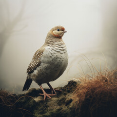 Obraz premium Grey Partridge