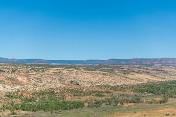 Utah state road 95 at comb ridge