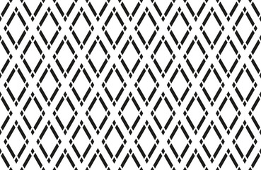 Abstract Seamless Geometric Diamonds Pattern. 