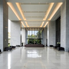 Modern office corridor