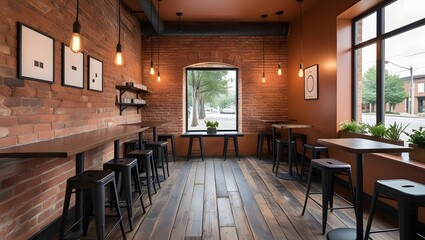 Interior of a restaurant