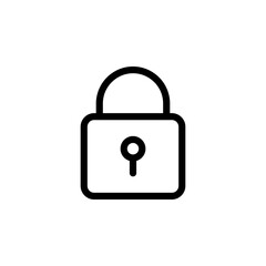 lock, padlock icon symbol vector template