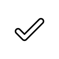 checklist, check mark icon symbol vector template