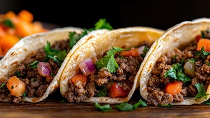 Assorted Taco Platters with Fresh Ingredients