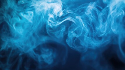 Obraz premium Vapor Clouds in a Dark Room