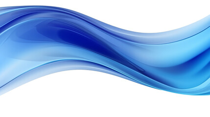 A dynamic and fluid wave design in shades of blue, evoking tranquility and motion, perfect for backgrounds or abstract art.